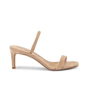 Jeffrey Campbell‎ Hera Stiletto in Nude Suede 7.5 Minimal Classic Staple Neutral